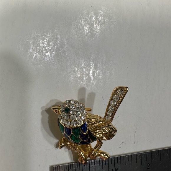 Women’s Christmas bird brooch - Picture 7 of 8